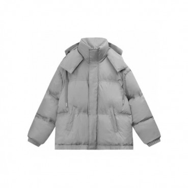 아미 남성 그레이 다운 패딩 - Ami Mens Gray Padding 