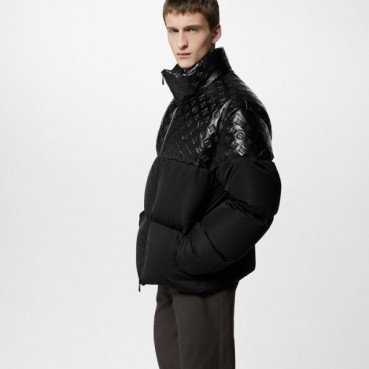 루이비통 남성 모던 블랙 패딩 - Louis vuitton Mens Black Padding 
