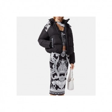 베르사체 여성 덕다운 블랙 패딩 - Versace Womens Black Padding 