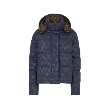 펜디 여성 구스다운 네이비 패딩 - Fendi Womens Navy Padding 