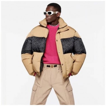 베르사체 남성 구스다운 베이지 패딩 - Versace Mens Beige Padding 