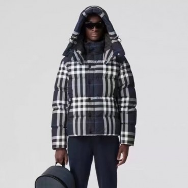 버버리 남성 네이비 구스다운 패딩 - Burberry Mens Navy Padding 
