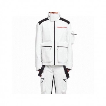 프라다 남/녀 덕다운 화이트 자켓 - Prada Unisex White Jackets 