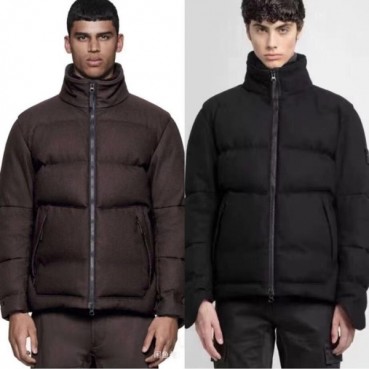스톤아일랜드 남성 블랙 구스다운 패딩 - Stone Island Mens Black Padding 