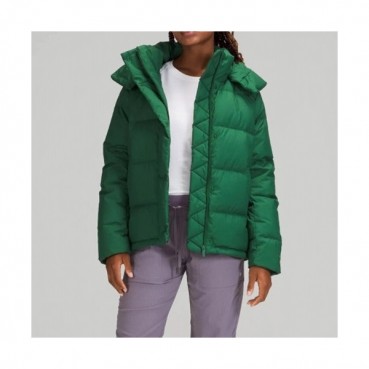 룰루레몬 여성 구스다운 그린 패딩 - Lululemon Womens Green Padding 