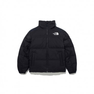 노스페이스 남/녀 블랙 양면 다운 패딩 - The North Face Unisex Black Padding 