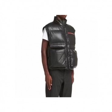 프라다 남성 구스다운 블랙 패딩 - Prada Mens Black Padding 