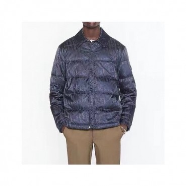 디올 남성 구스다운 네이비 패딩 - Dior Mens Navy Padding 