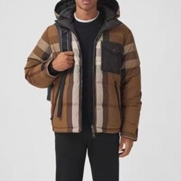 버버리 남성 카멜 덕다운 패딩 - Burberry Mens Camel Padding 