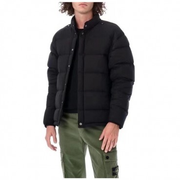 스톤아일랜드 남성 블랙 구스다운 패딩 - Stone Island Mens Black Padding 