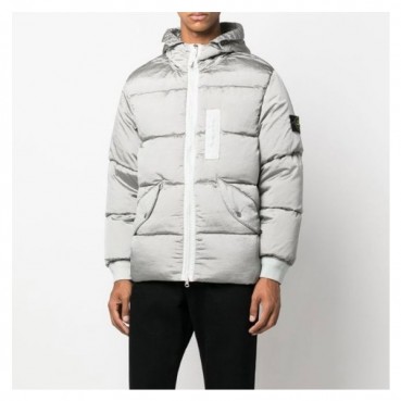 스톤아일랜드 남성 그레이 구스다운 패딩 - Stone Island Mens Gray Padding 