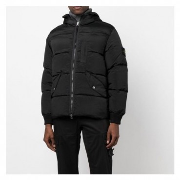 스톤아일랜드 남성 블랙 구스다운 패딩 - Stone Island Mens Black Padding 