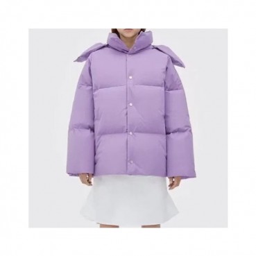 보테가베네타 여성 퍼플 덕다운 패딩 - Bottega Veneta Womens Purple Padding 