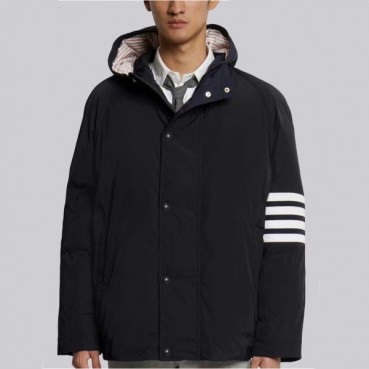 톰브라운 남성 네이비 다운 패딩  - Thom Browne Mens Navy Padding 