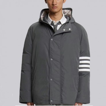 톰브라운 남성 그레이 다운 패딩  - Thom Browne Mens Gray Padding 