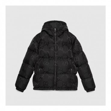 구찌 남/녀 덕다운 블랙 패딩 - Gucci Unisex Black Padding 