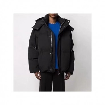아미 남/녀 덕다운 블랙 패딩 - Ami Unisex Black Padding 