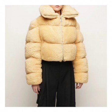 보테가베네타 여성 옐로우 덕다운 패딩 - Bottega Veneta Womens Yellow Padding 