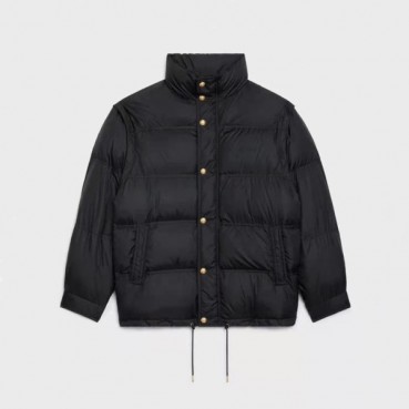 셀린느 여성 블랙 덕다운 패딩 - Celine Womens Black Padding 