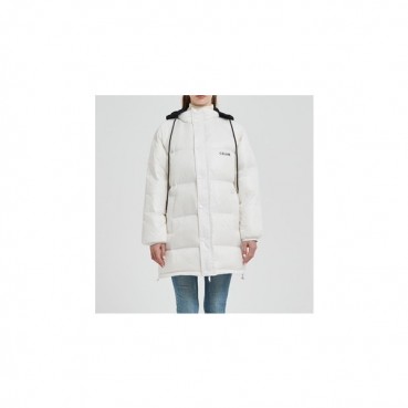셀린느 여성 화이트 구스다운 롱패딩 - Celine Womens White Padding 