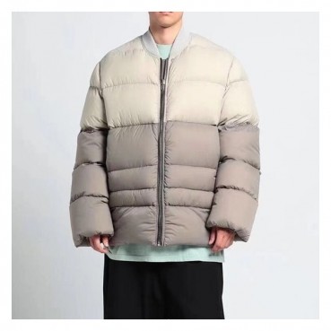 릭오웬스 남성 그레이 덕다운 패딩 - Rick Owens Mens Gray Padding 