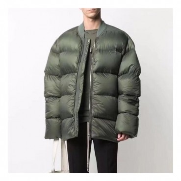 릭오웬스 남성 카키 덕다운 패딩 - Rick Owens Mens Khaki Padding 