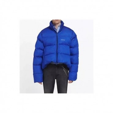발렌시아가 남성 블루 다운 패딩 - Balenciaga Mens Blue Padding 