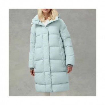 Canada goose  Womens Patch Logo Casual Goose-down Padding Blue 
