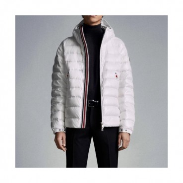 Moncler  Unisex Casual Duck-down Padding White 