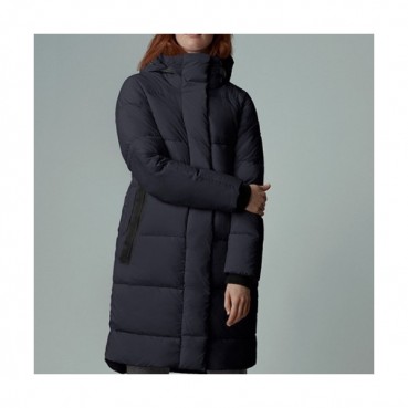 Canada goose  Womens Patch Logo Casual Goose Down Padding Parka Black - 캐나다구스 2021 여성 패치 로고 캐쥬얼 구스다운 패딩 파카 Can0381x Size(s 