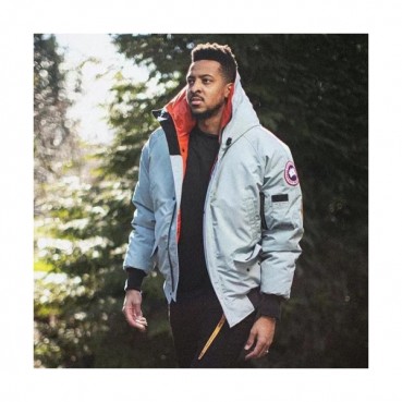 Canada goose  Unisex Patch Logo Casual Goose Down Padding Parka Gray - 캐나다구스 2021 남자 패치 로고 캐쥬얼 구스다운 패딩 파카 Can0385x Size(s 