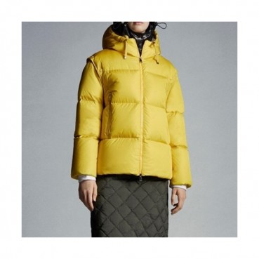 Moncler  Womens Patch Logo Modern Duck Down Padding Yellow - 몽클레어 2021 여성 패치 로고 모던 덕다운 패딩 Moc02440x Size(0 