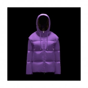 Moncler  Womens Patch Logo Modern Duck Down Padding Purple - 몽클레어 2021 여성 패치 로고 모던 덕다운 패딩 Moc02439x Size(0 