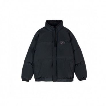 WELLDONE  Mm/Wm Retro Logo Down Padding Black - 웰던 2021 남/녀 레트로 로고 다운 패딩 Wel0047x Size(s 