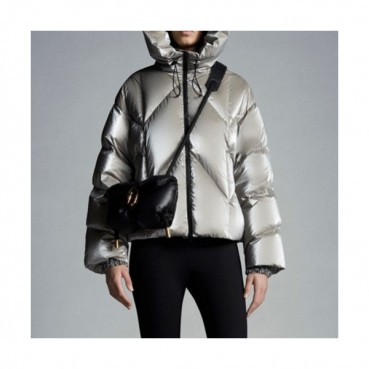 Moncler  Womens Patch Logo Modern Duck Down Padding Gray - 몽클레어 2021 여성 패치 로고 모던 덕다운 패딩 Moc02423x Size(0 