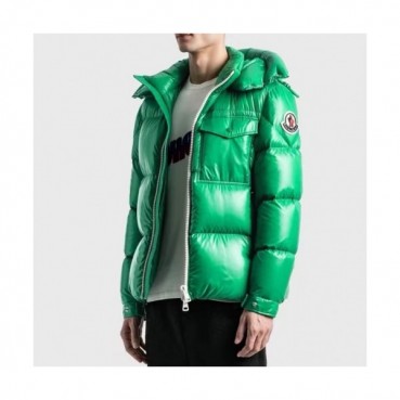 Moncler 2021 Mens Patch Logo Modern Duck Down Padding Green - 몽클레어 2021 남성 패치 로고 모던 덕다운 패딩 Moc02420x Size(1 