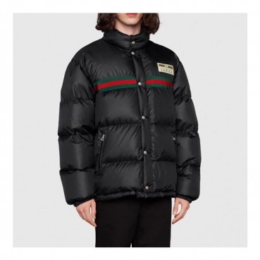구찌 남/녀 덕다운 블랙 패딩 - Gucci Unisex Black Padding 