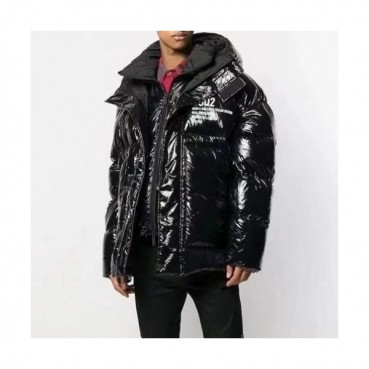 Dsquared2  Mens Logo Duck Down Padding Black - 디스퀘어드2 2021 남성 로고 덕다운 패딩 Dsq0057x Size(46 