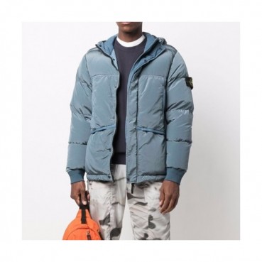 Stone Island Mens Casual Duck-down Padding Blue 