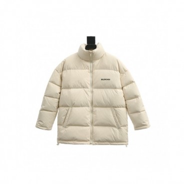 Balenciaga  Mm/Wm Logo Duck Down Padding Ivory - 발렌시아가 2021 남/녀 로고 덕다운 패딩 Bal01244x Size(s 