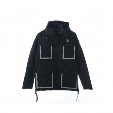 Canada goose  Mm/Wm Patch Logo Casual Goose Down Padding Black - 캐나다구스 2021 남/녀 패치 로고 캐쥬얼 구스다운 패딩 Can0376x Size(xs 