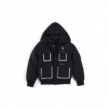 Canada goose  Mm/Wm Patch Logo Casual Goose Down Padding Black - 캐나다구스 2021 남/녀 패치 로고 캐쥬얼 구스다운 패딩 Can0375x Size(xs 