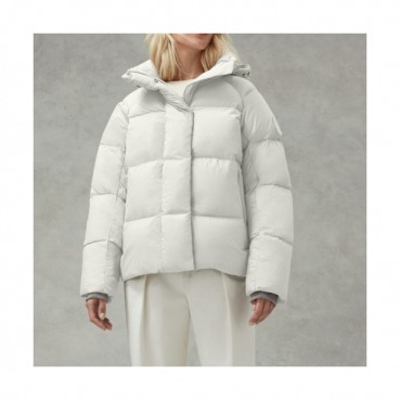 Canada goose  Mm/Wm Patch Logo Casual Goose-down Padding White 