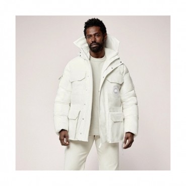 Canada goose  Mm/Wm Patch Logo Casual Goose Down Padding Parka White - 캐나다구스 2021 남자 패치 로고 캐쥬얼 구스다운 패딩 파카 Can0368x Size(xs 