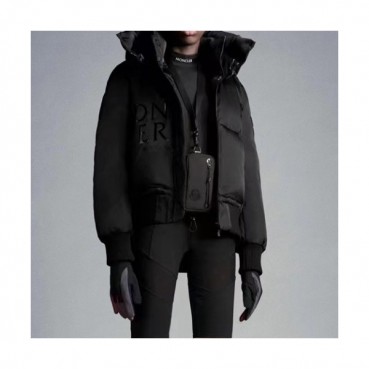 Moncler  Womens Patch Logo Modern Duck Down Padding Black - 몽클레어 2021 여성 패치 로고 모던 덕다운 패딩 Moc02390x Size(0 