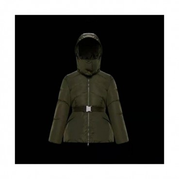 Moncler  Womens Patch Logo Modern Duck Down Long Padding Khaki - 몽클레어 2021 여성 패치 로고 모던 덕다운 롱패딩 Moc02387x Size(1 