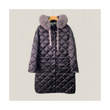 Maxmara  Ladies Duck Down Long Padding Navy - 막스마라 2021 여성 덕다운 롱패딩 Max0099x Size(s 
