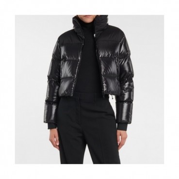 Moncler  Womens Patch Logo Modern Duck Down Long Padding Black - 몽클레어 2021 여성 패치 로고 모던 덕다운 롱패딩 Moc02379x Size(0 