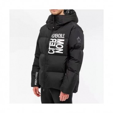 Moncler  Mm/Wm Patch Logo Modern Down Padding Black - 몽클레어 2021 남/녀 패치 로고 모던 다운 패딩 Moc02376x Size(1 