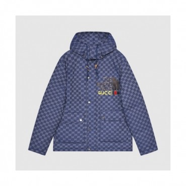 Gucci  Mm/Wm Logo Casual Duck Down Padding Blue - 구찌 2021 남/녀 로고 캐쥬얼 덕다운 양면 패딩 Guc04468x Size(xs 